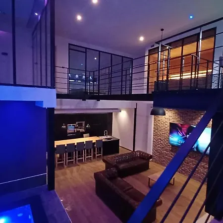 Lägenhet Loft D Architecte Sauna Billard 12 Places Ultra Contemporain Ferriere-la-Grande