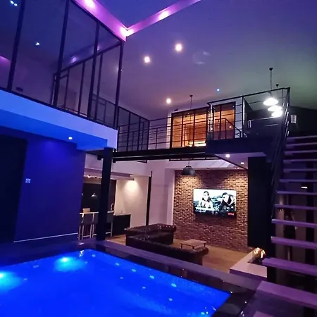 Loft D Architecte Sauna Billard 12 Places Ultra Contemporain 아파트 Ferriere-la-Grande